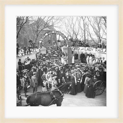 Foundation Stone Laying of the Cross Shelter and Lych Gate, Kirk Michael, Isle of Man by George Bellett Cowen